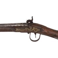 Percussion Altered British Board of Ordnance Marked Northwest Trade Gun by Morris