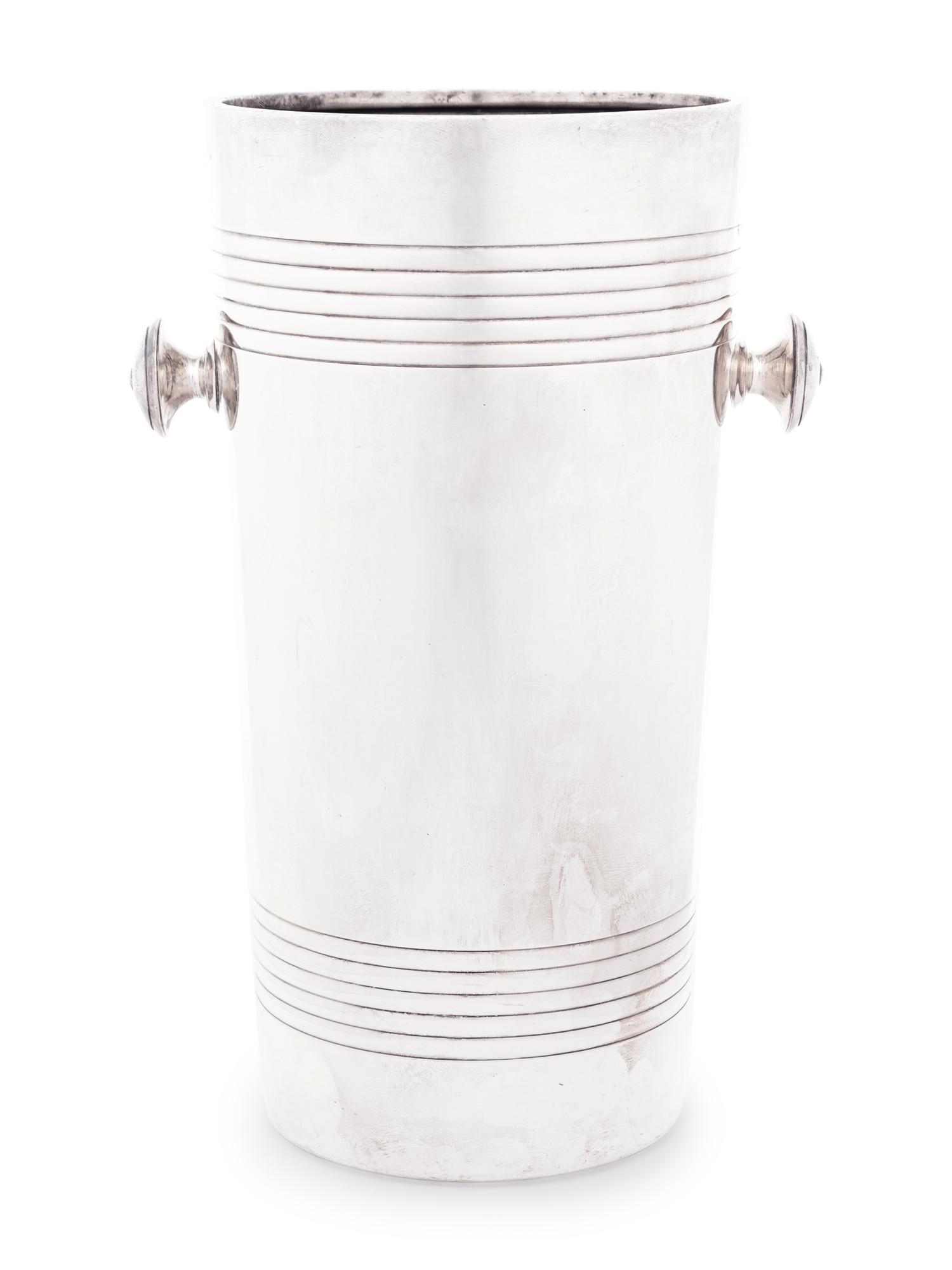 A Christofle Silver-Plate Wine Cooler