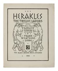 [BLACK ARCHER PRESS]. LONG, Frank Weathers (1906-1999). Herakles The Twelve Labors. Chicago: The Black Archer Press, 1932.