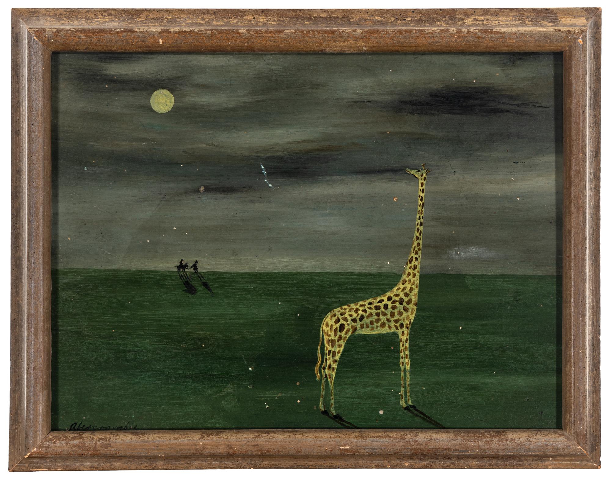 Landscape with Giraffe , c. 1950-55