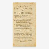 [Americana] (Paine, Thomas, et al.) Common Sense; Addressed to the Inhabitants of America…