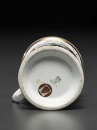 A Laundryman's Porcelain Occupational Shaving Mug Belonging to David Leff