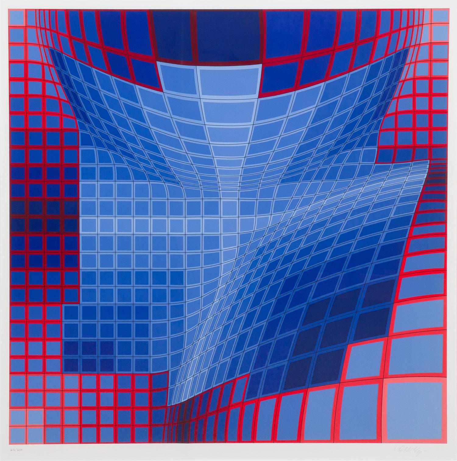 Victor Vasarely, (French/Hungarian, 1906-1997), Galaxy (Bull-X), 1982