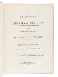[LINCOLN, Abraham (1809-1865)]. The Assassination of Abraham Lincoln...Expressions of Condolence and Sympathy Inspired by These Events. Washington: Government Printing Office, 1867.