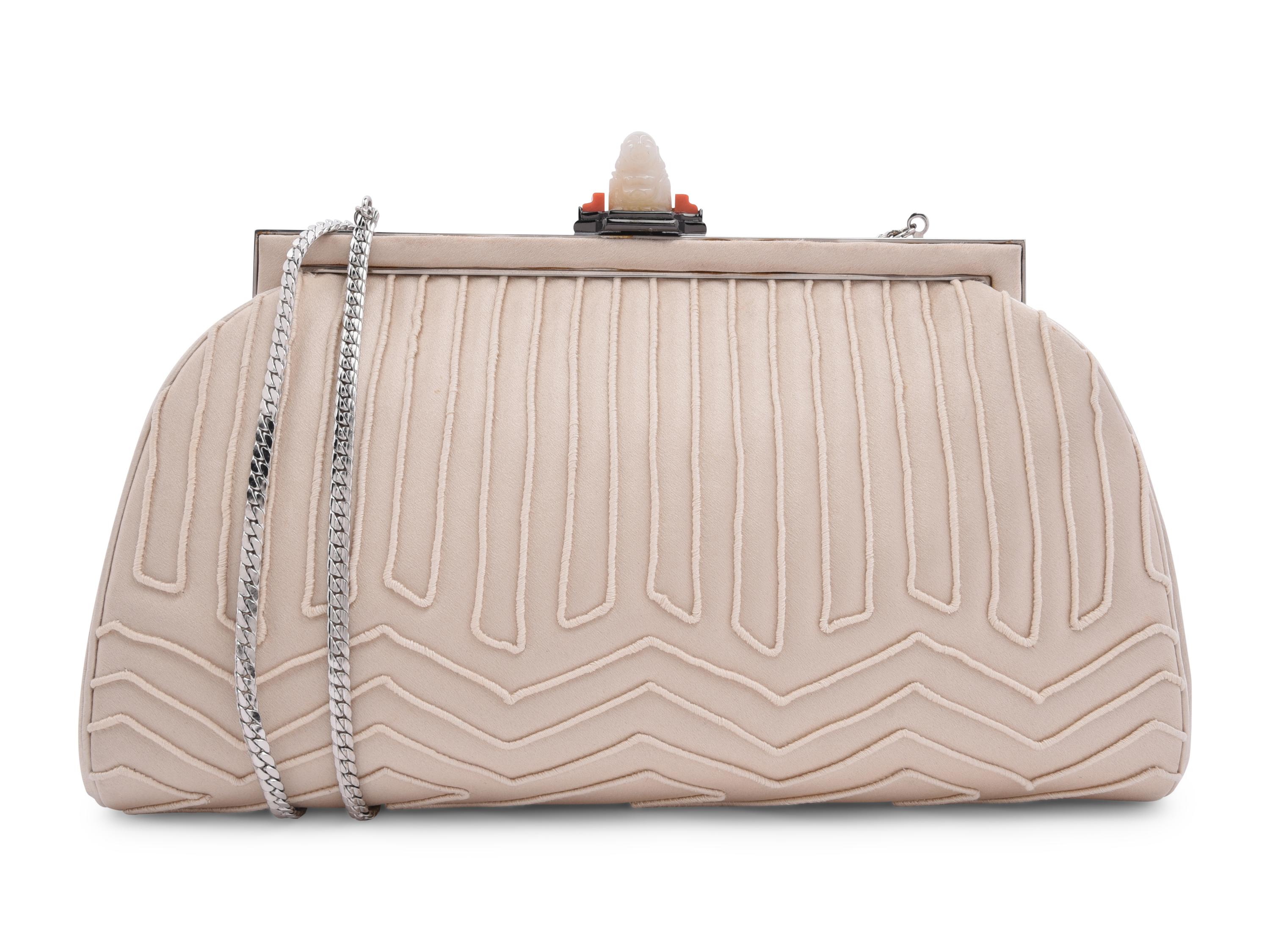 Judith Leiber Satin Frame Bag