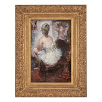 Grigory Gluckmann (Belarusian, 1898-1973) — Seated Dancer