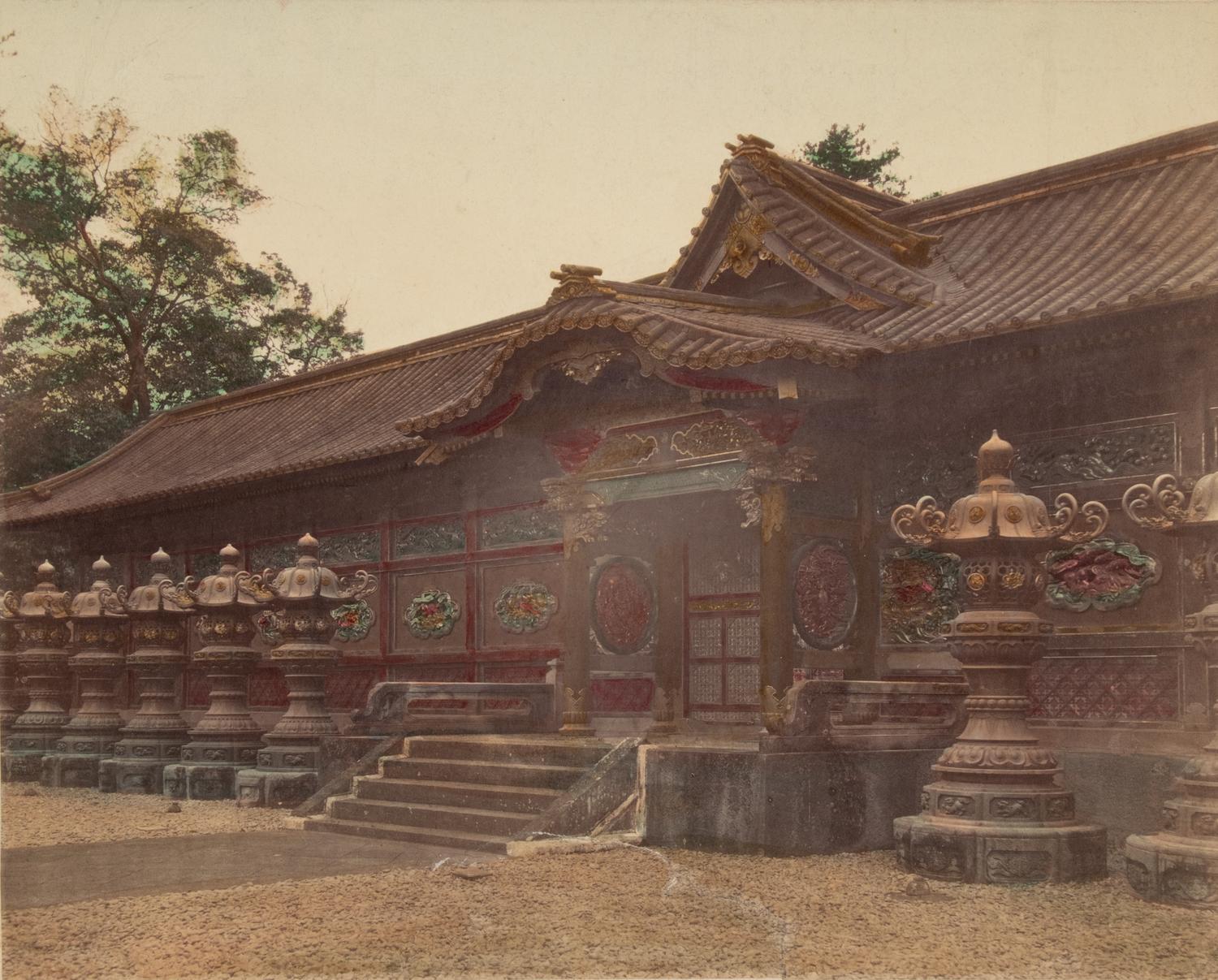 Six Japanese Hand Tinted Photographs