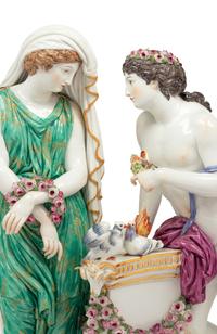 A Meissen Porcelain Figural Group