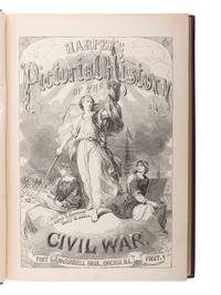 [CIVIL WAR] Harper's Weekly . 42 issues (incomplete run). New York: 7 January - 23 December 1865. [ With :] Pictorial War Record . 15 issues. [ With :] Frank Leslie's Illustrated Famous Leaders and Battle Scenes of the Civil War. 1896.
