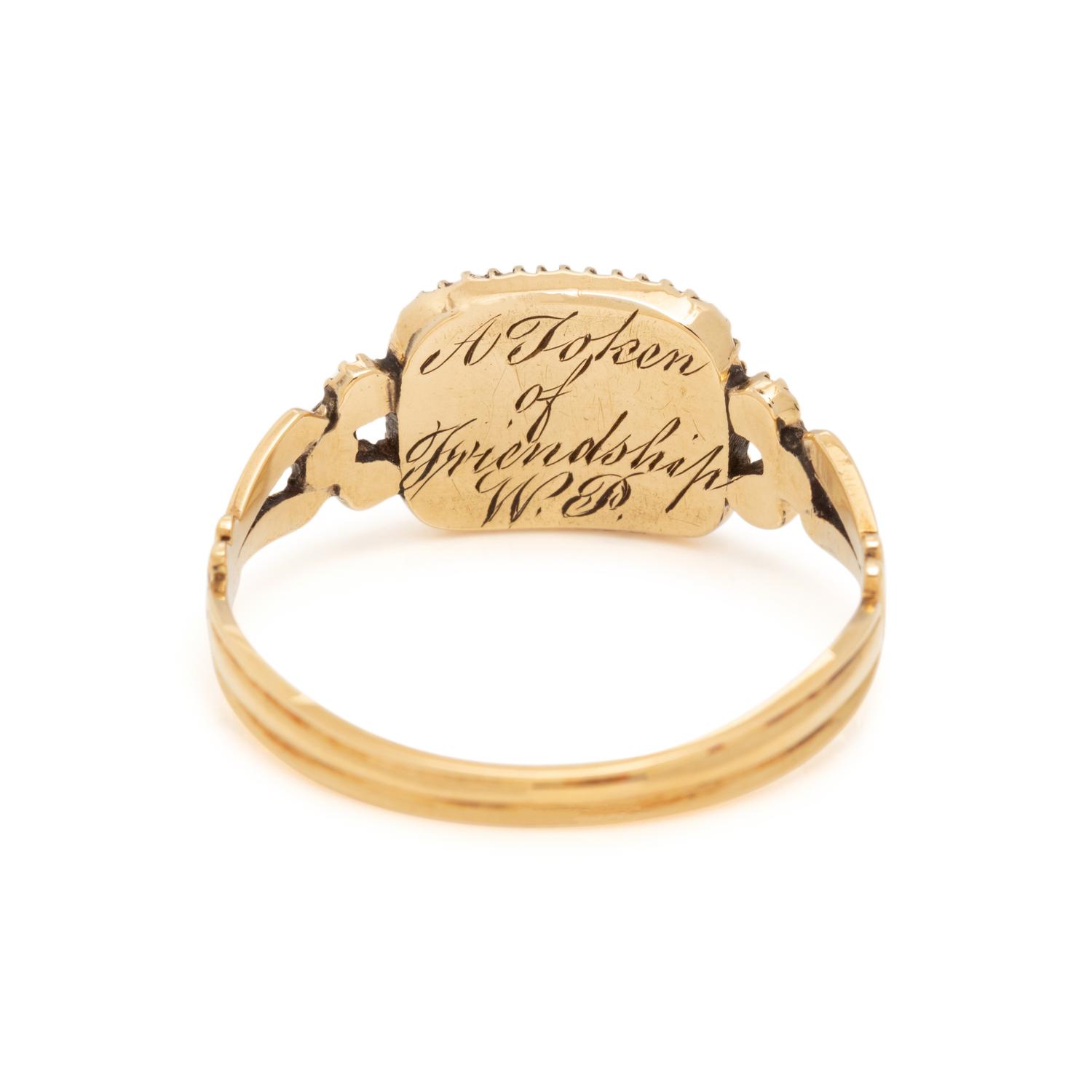 VICTORIAN, SEED PEARL RING