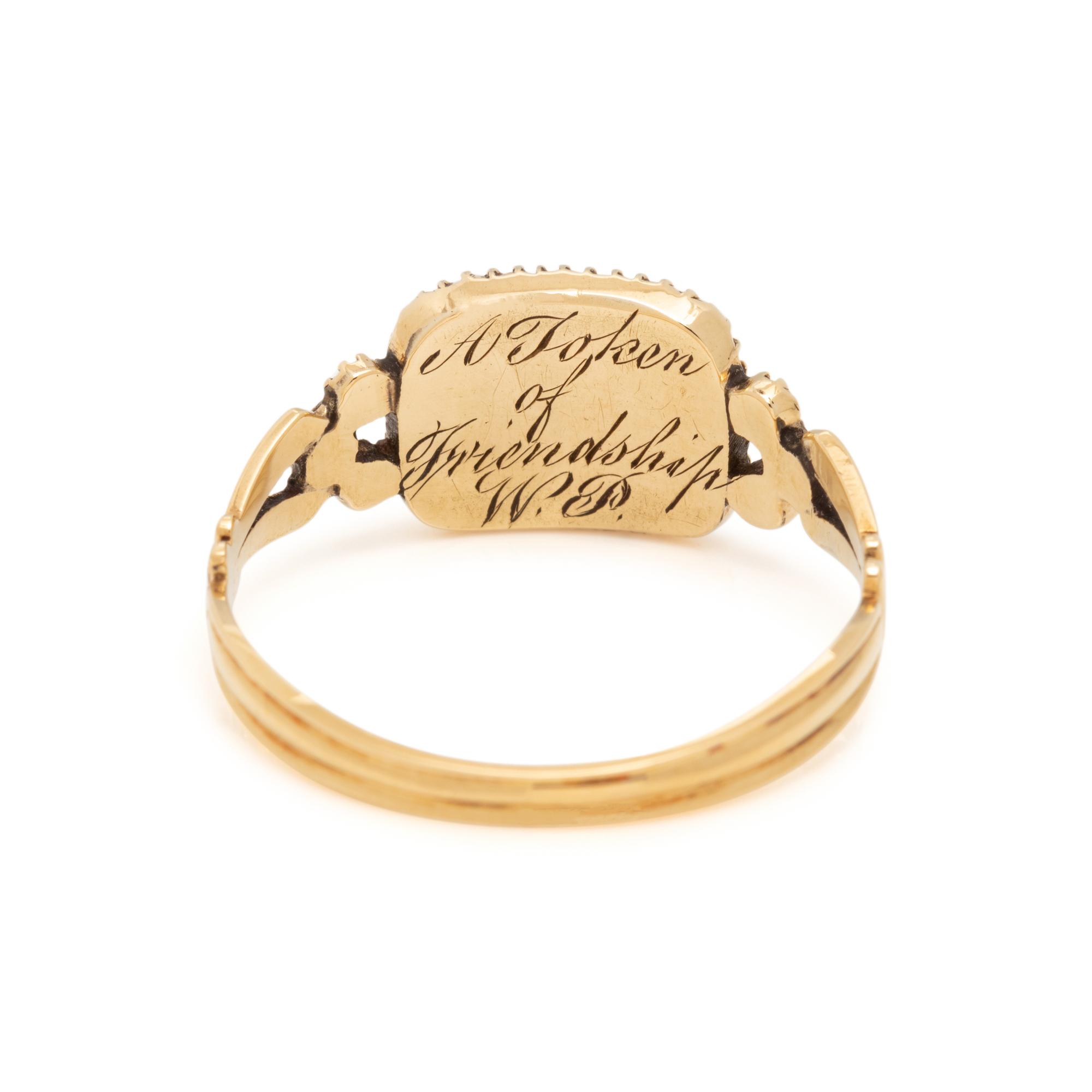 VICTORIAN, SEED PEARL RING