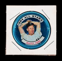 A Group of 44 1960s and 1970s Topps Baseball Coins (Including Willie Mays, Roberto Clemente and Sandy Koufax),