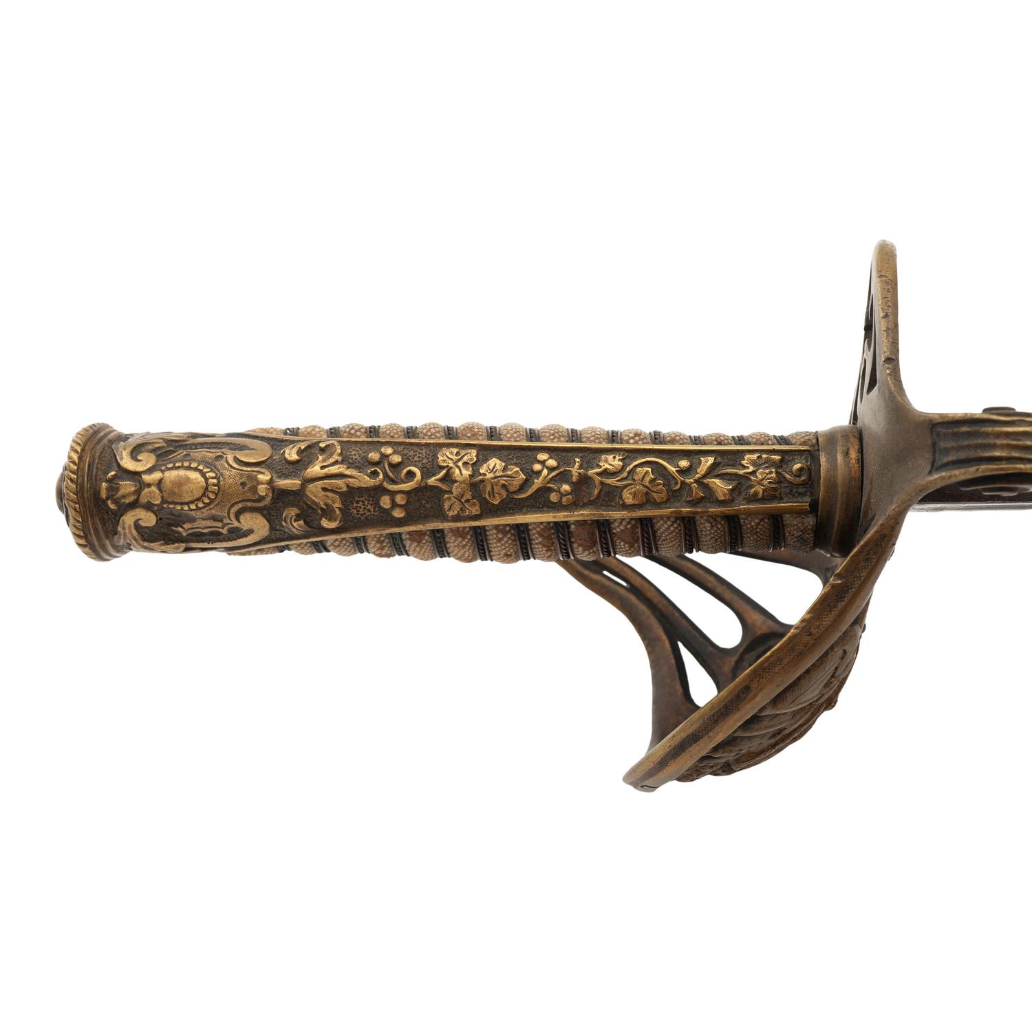 Klingenthal Non-Regulation Combination Hilt French 1838/1853 Sword Presented to Lt. Thomas Hickey - 164th New York Infantry - WIA at Cold Harbor and Died of Wounds
