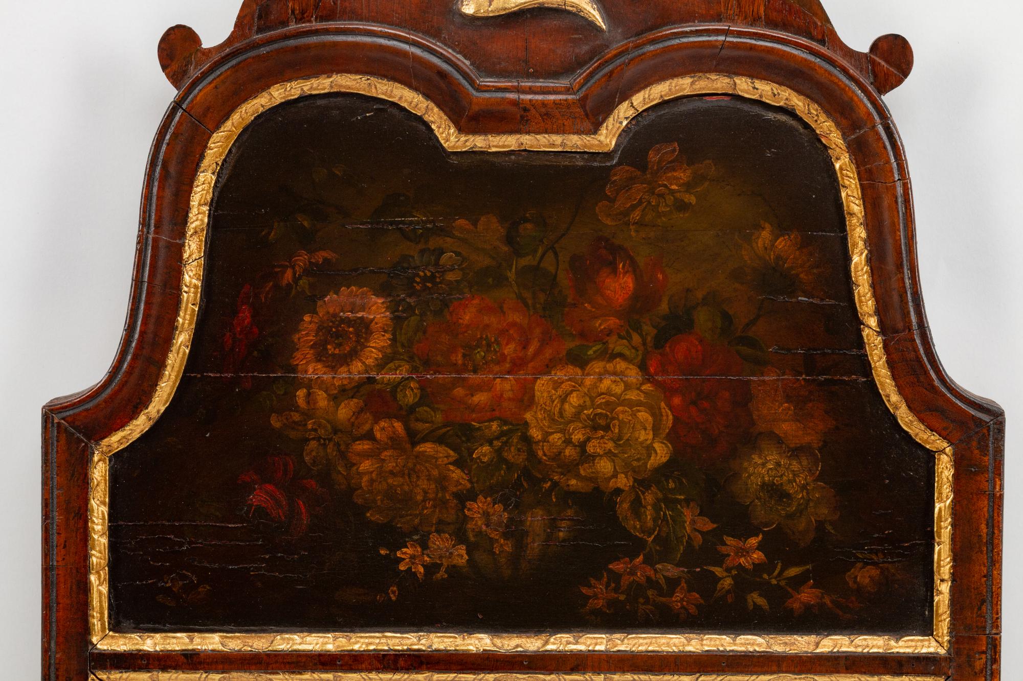 A George III Parcel-Gilt Mahogany Mirror — LATE 18TH CENTURY