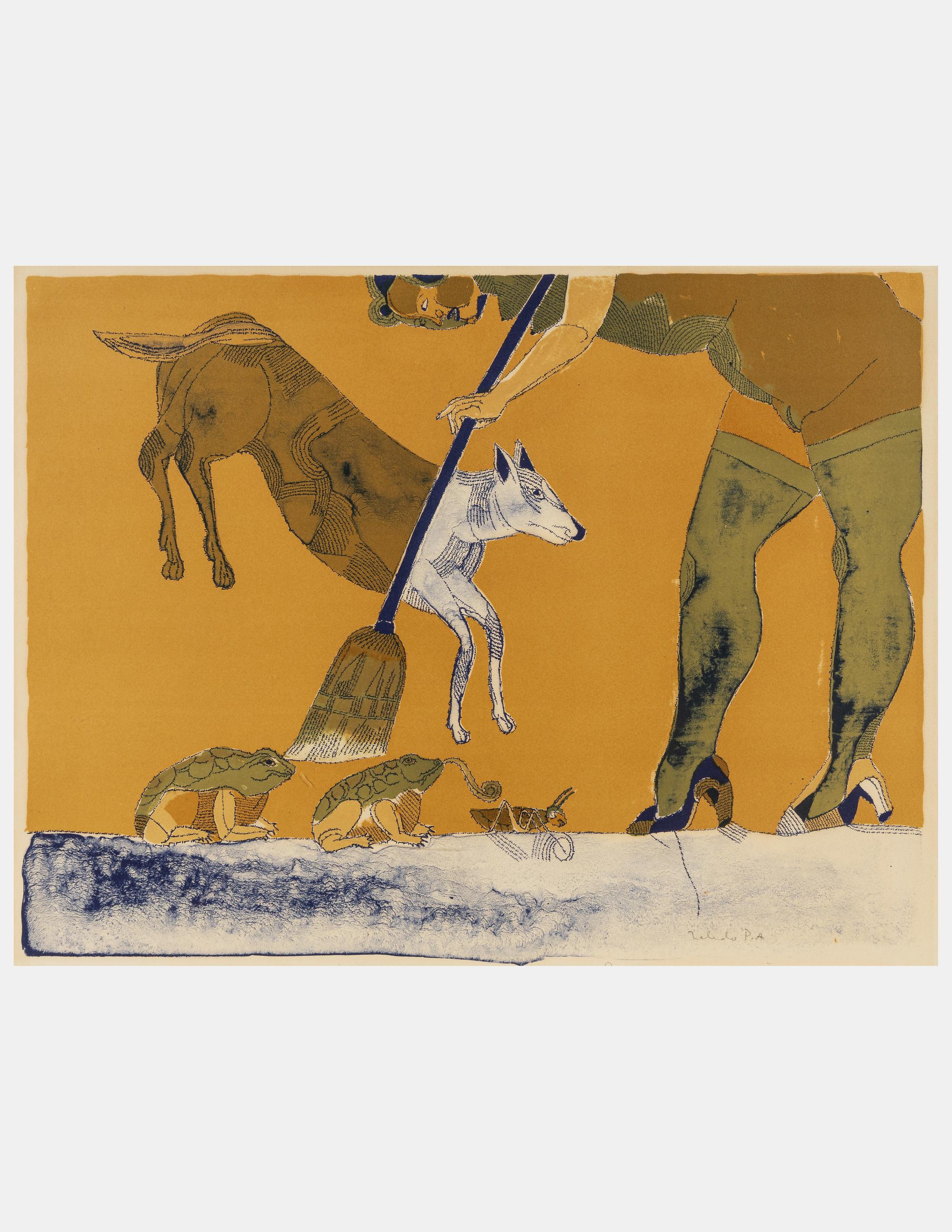Sweeping Up the Frogs (from the Cowboy Series), 1971