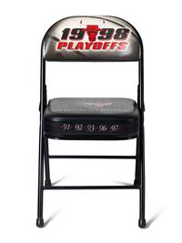A Chicago Bulls Michael Jordan Last Dance Era 1998 NBA Playoffs Courtside Chair