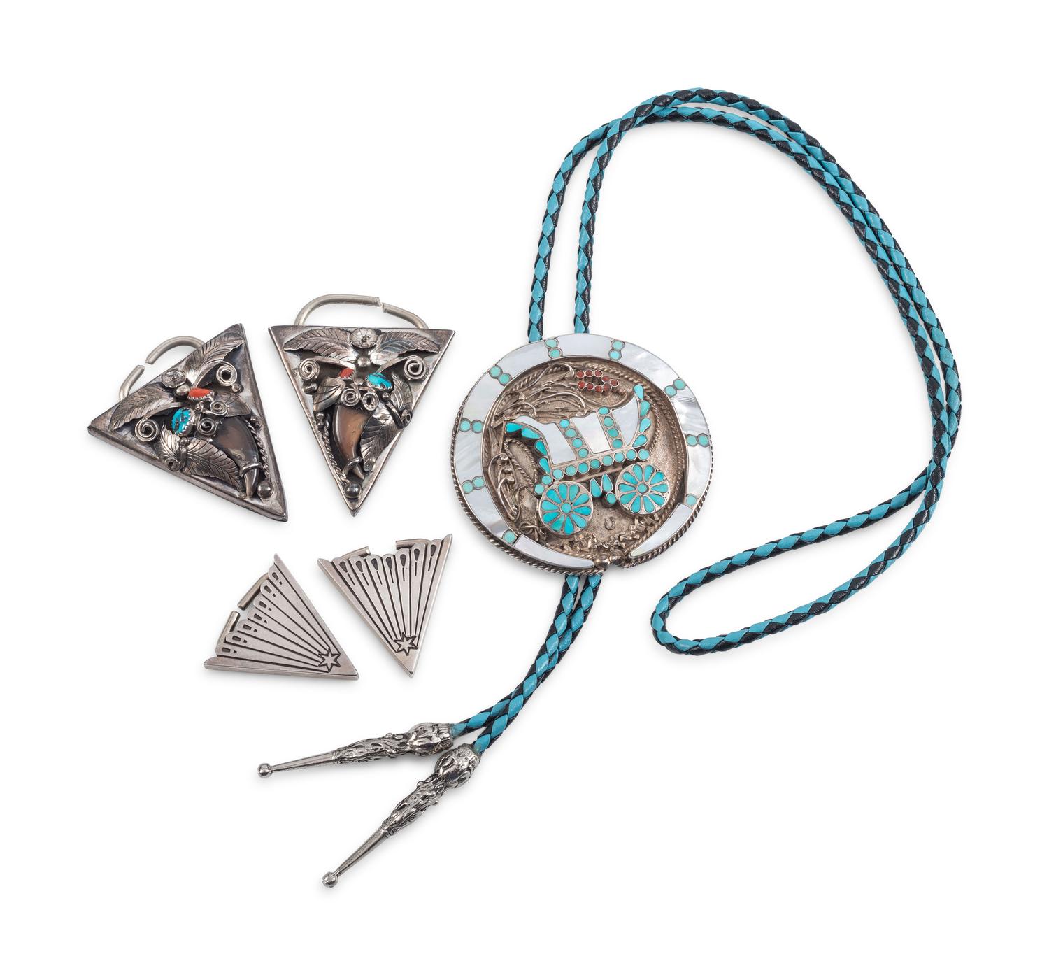 Navajo and Zuni Western Wear Jewelry Items