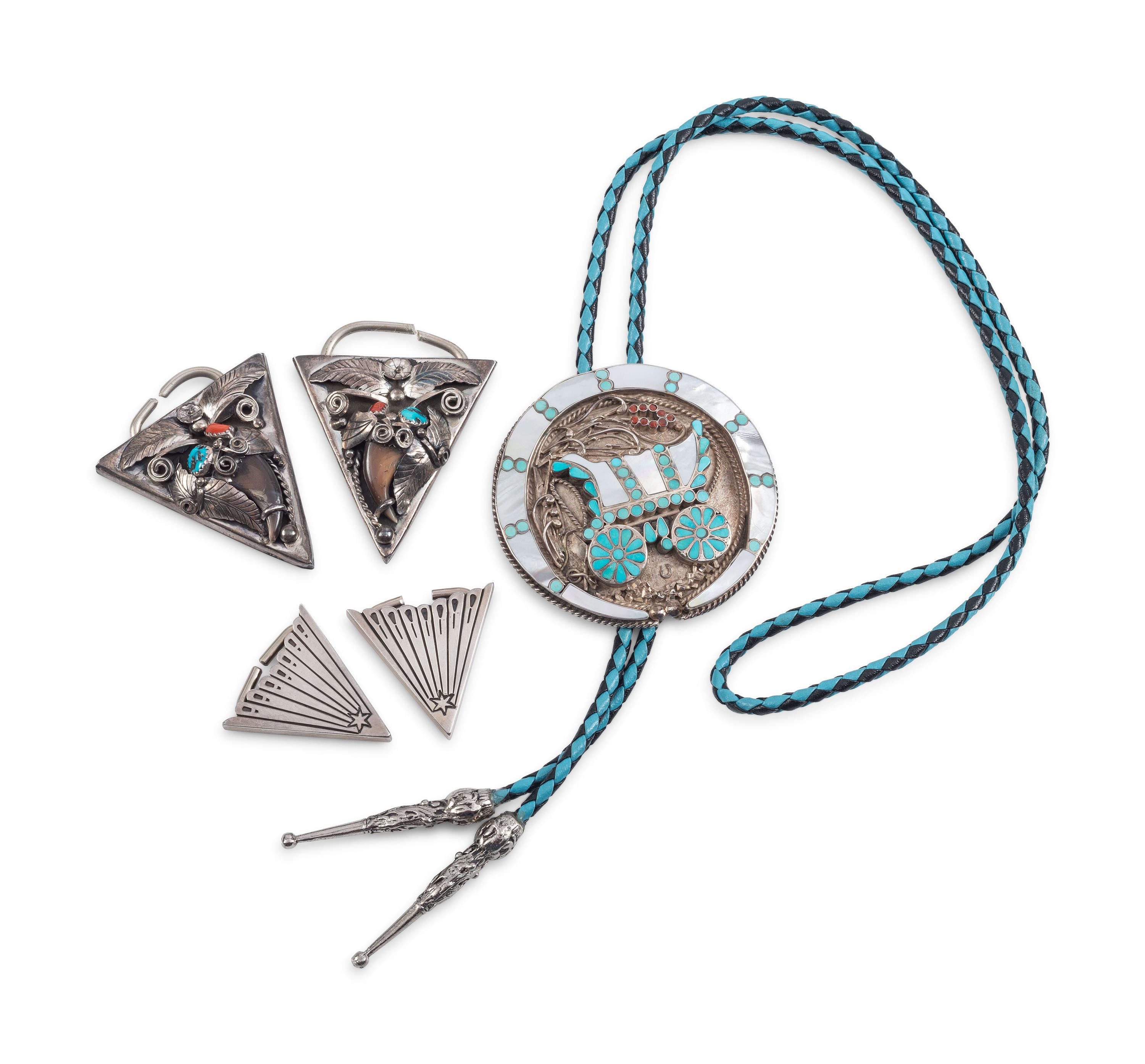 Navajo and Zuni Western Wear Jewelry Items