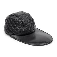 Chanel, Quilted Leather Cap, 1990's
