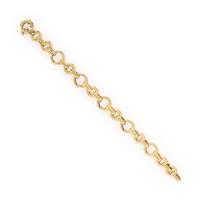 Aaron Basha, Yellow Gold and Diamond Bracelet