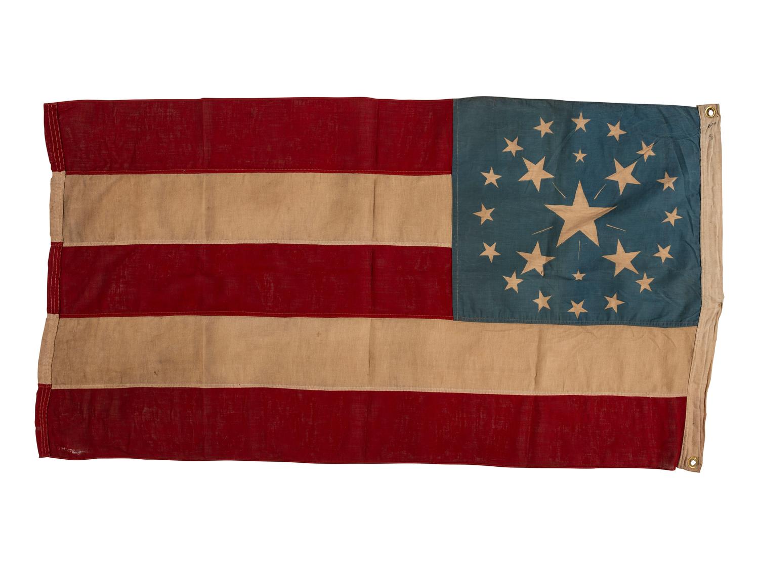 [FLAGS - WORLD WAR I]. "Allied Flag of All Nations," 23-star American flag. Ca 1918.