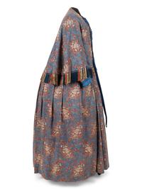 Floral Printed Day Dress and Cape, 1860s