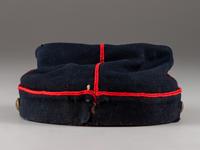 [CIVIL WAR]. 95th Pennsylvania Volunteers, Gosline's Zouaves, red piped kepi, identified to Joseph Greeley, Co. D.