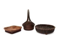 Three Japanese Baskets
