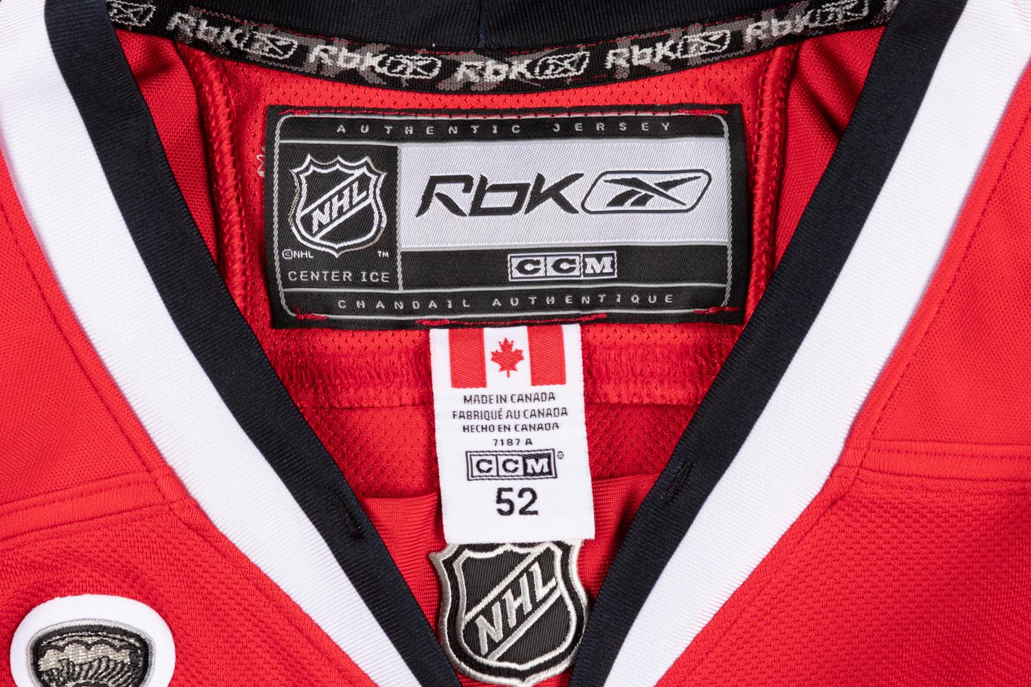A 2010 Chicago Blackhawks Ceremonial Jersey Presented to Chicago Mayor Richard M. Daley.