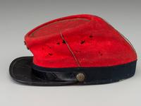 [CIVIL WAR]. 5th New York Veteran Infantry, Duryea's Zouave kepi, identified to James Thomas Westlake with CDV portraits.