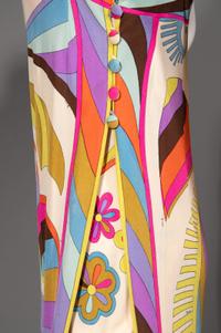 Five Emilio Pucci Items: One Dress with Belt, One Jumpsuit, One Handkerchief, and One Bag, 1960s