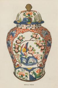 A Set of Six Framed Prints of Chinese Porcelain Vases
