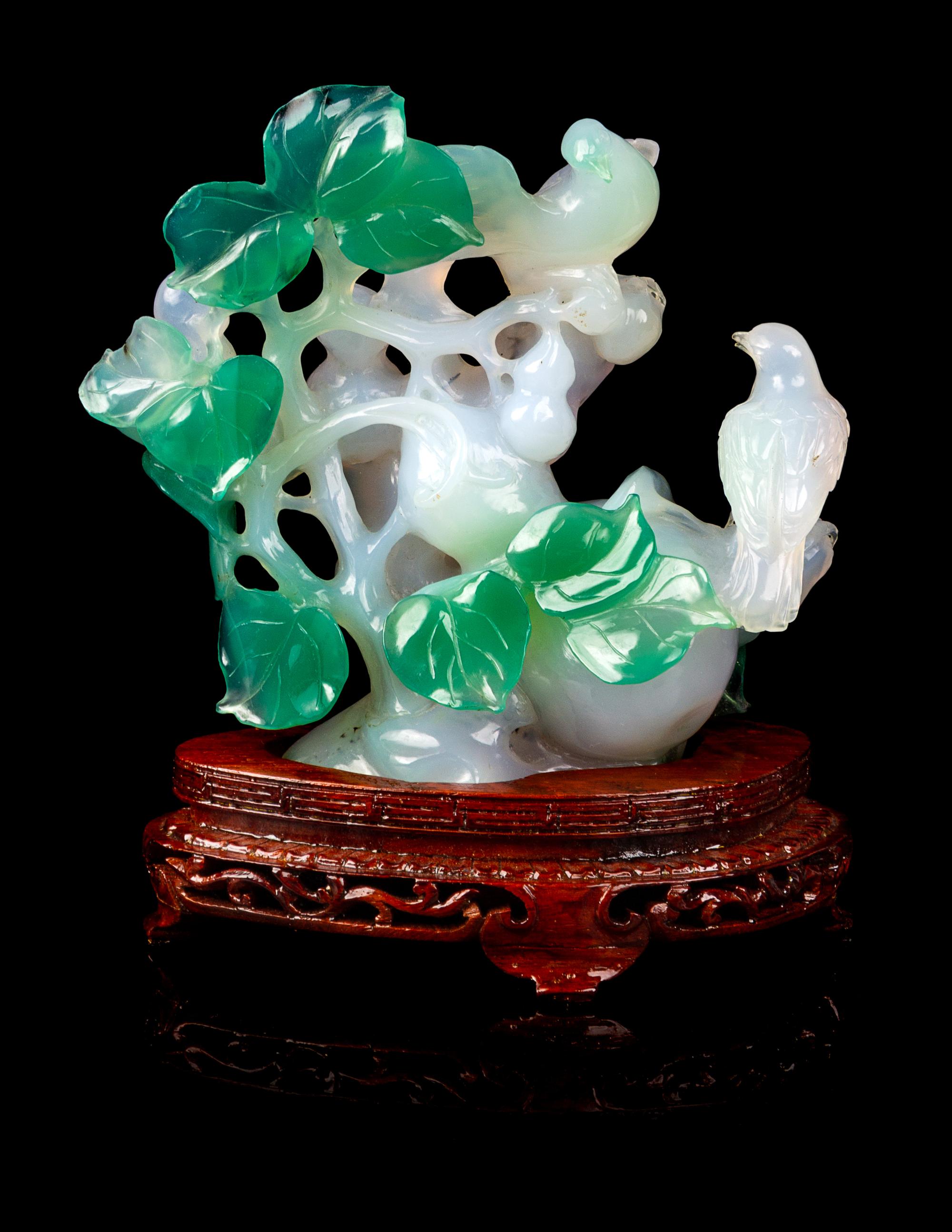 A Chinese Agate Carving