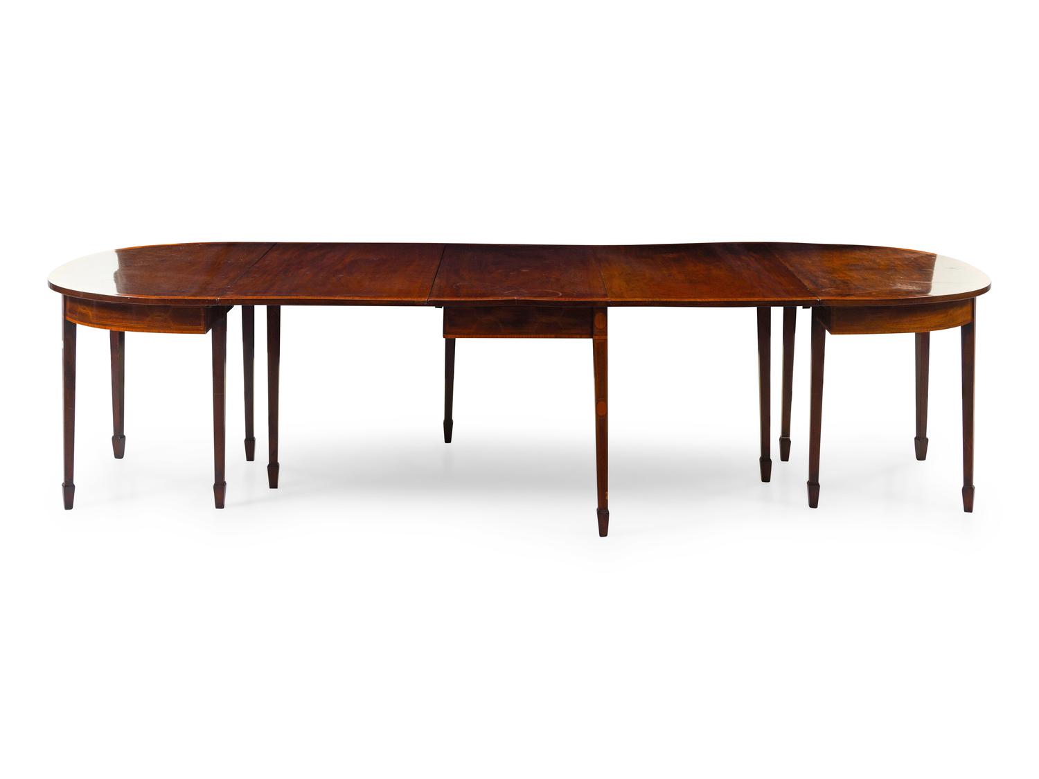 A George III Style Mahogany Extension Dining Table
