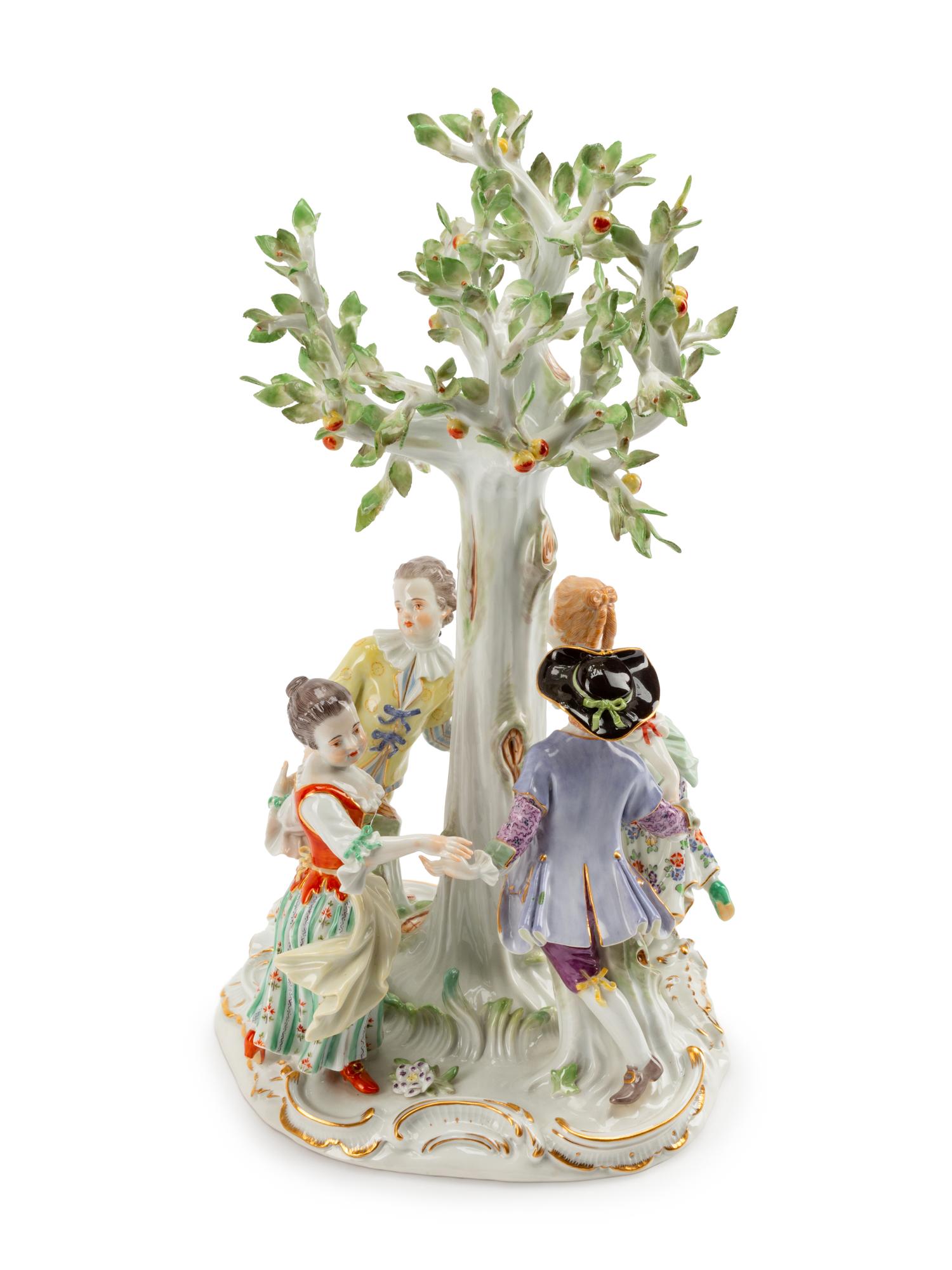A Meissen Porcelain Figural Group
