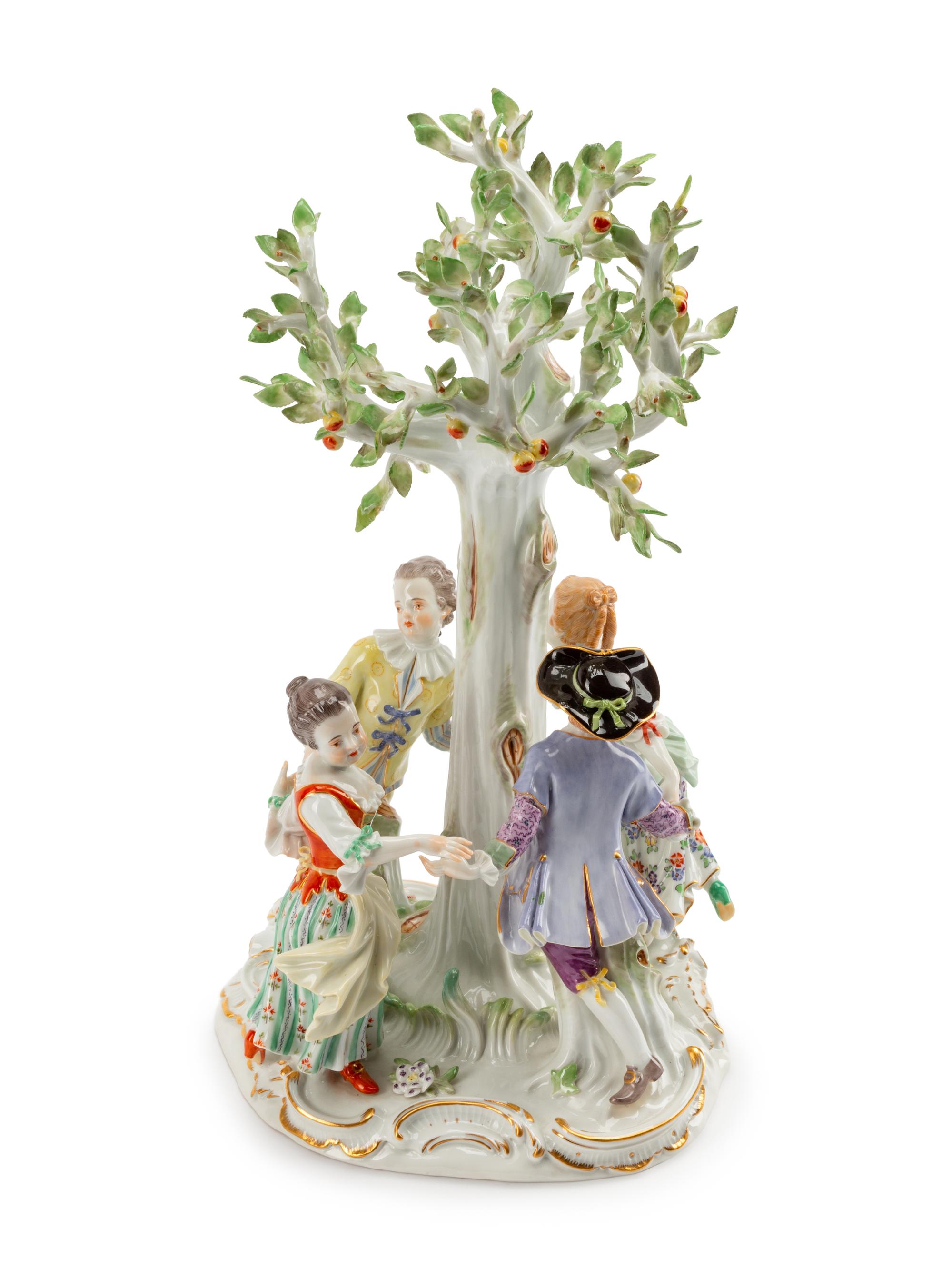 A Meissen Porcelain Figural Group