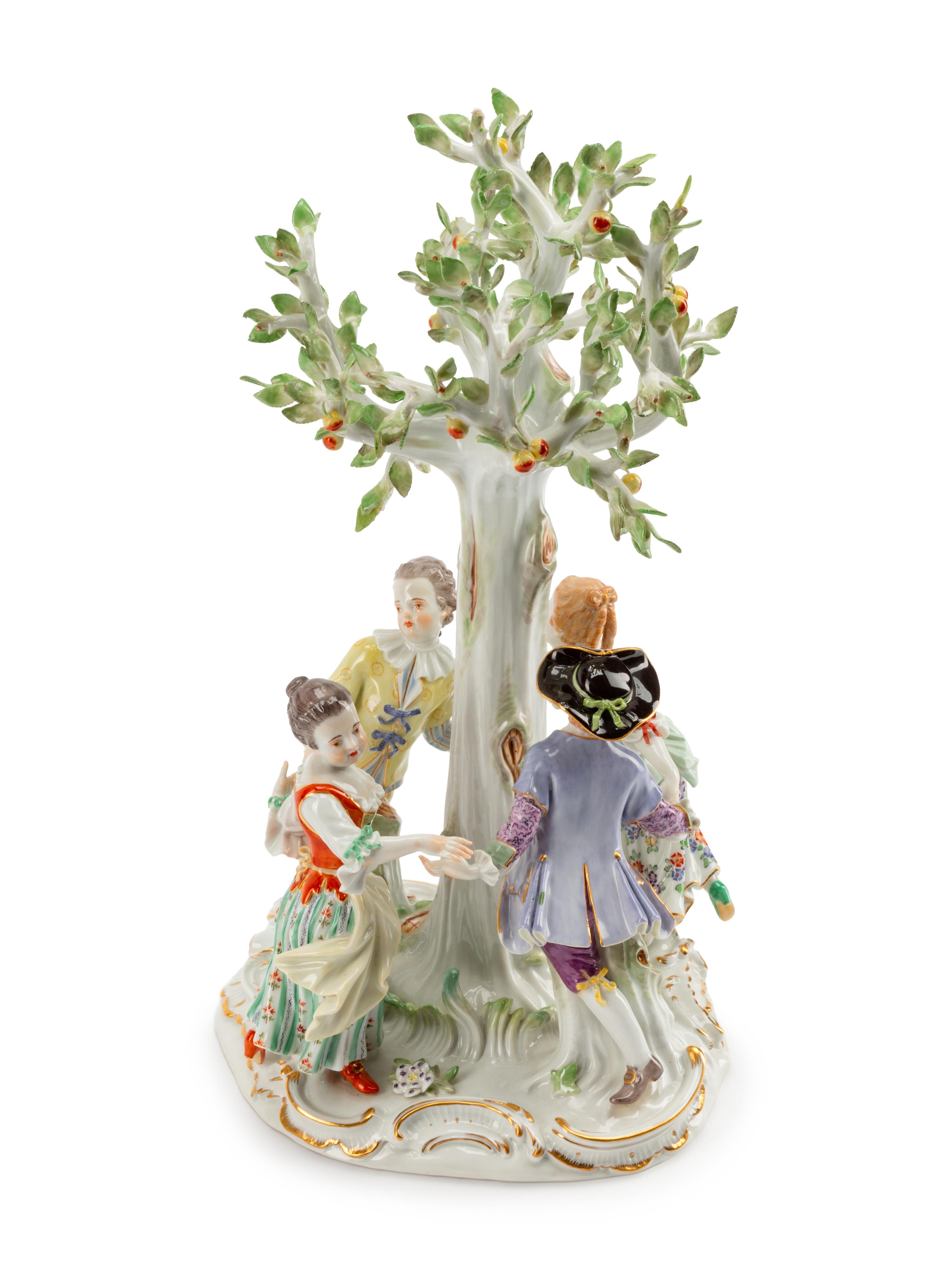 A Meissen Porcelain Figural Group
