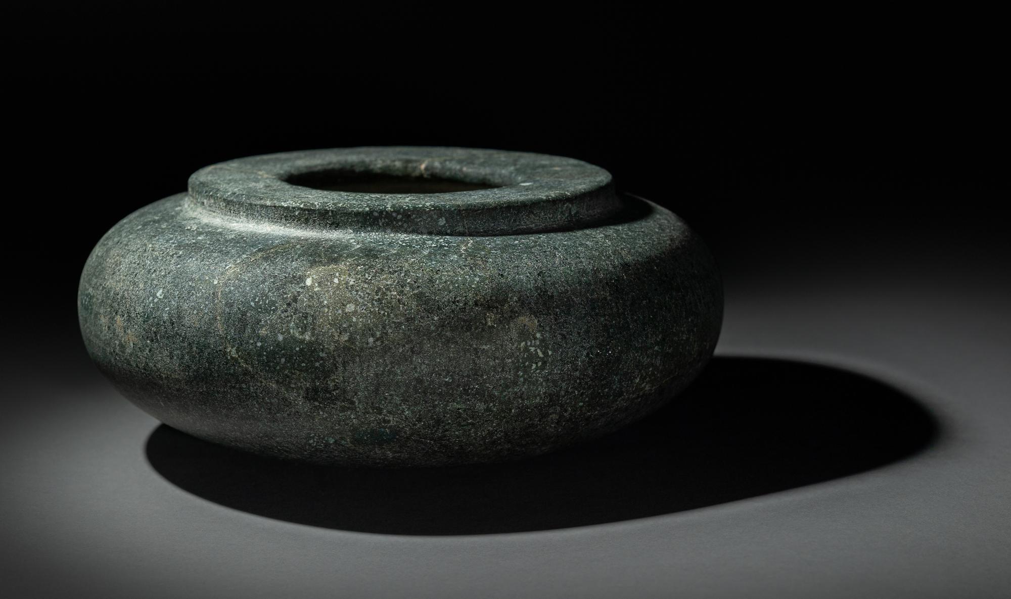 An Egyptian Basalt Vessel