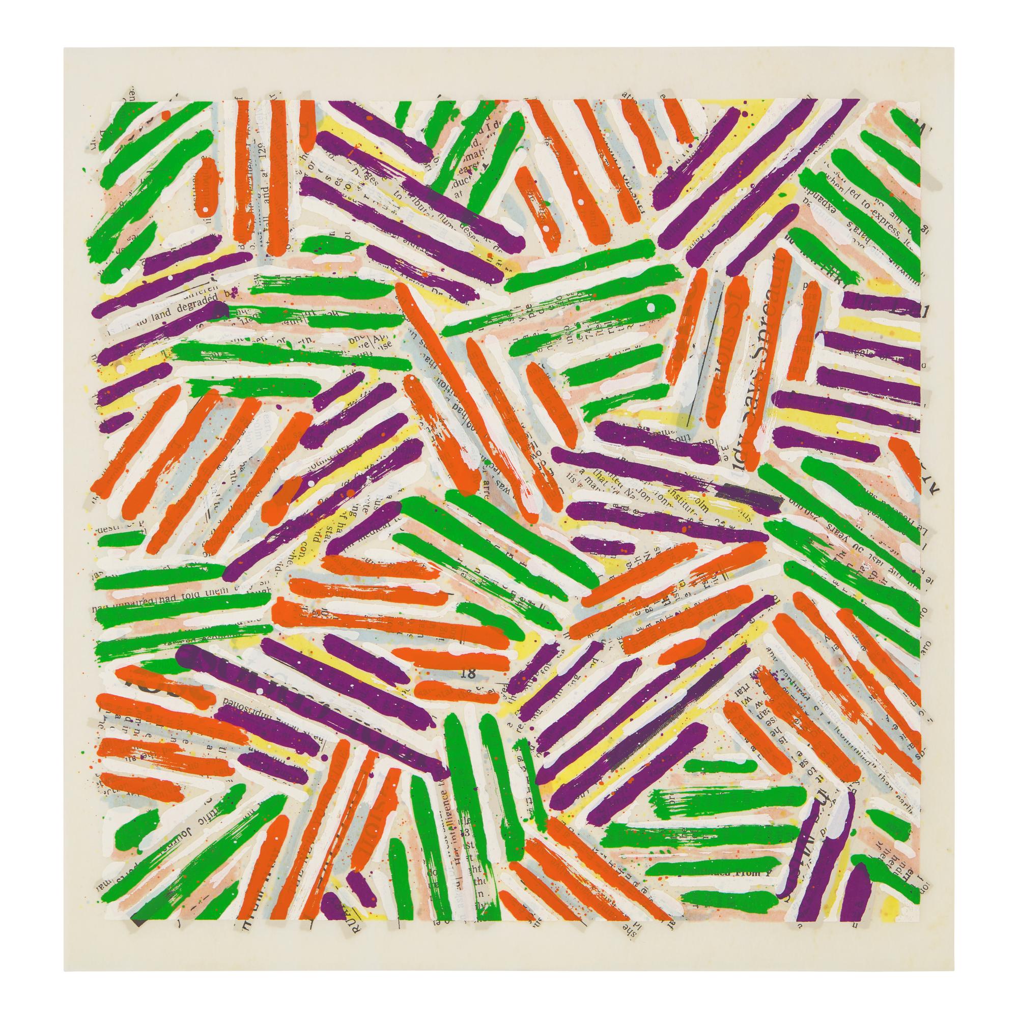 Jasper Johns (American, b. 1930) — Untitled , 1977