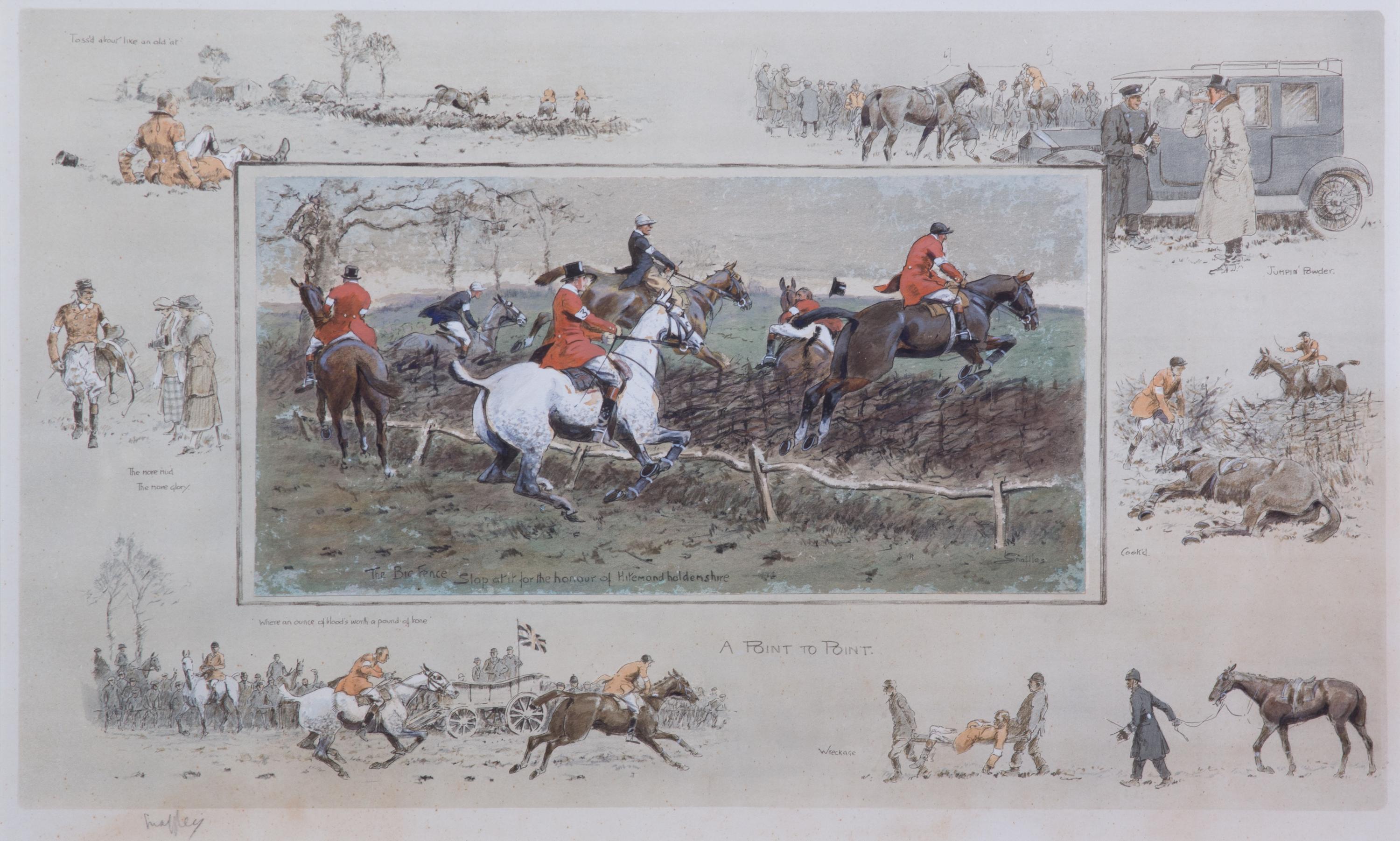 Charles Johnson Payne (Snaffles), (English, 1884-1967), A Point to Point