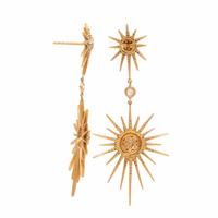 Kiros, Rose Gold and Diamond Earrings