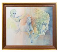 Kim Stratichuk (20th century) Untitled charcoal and…