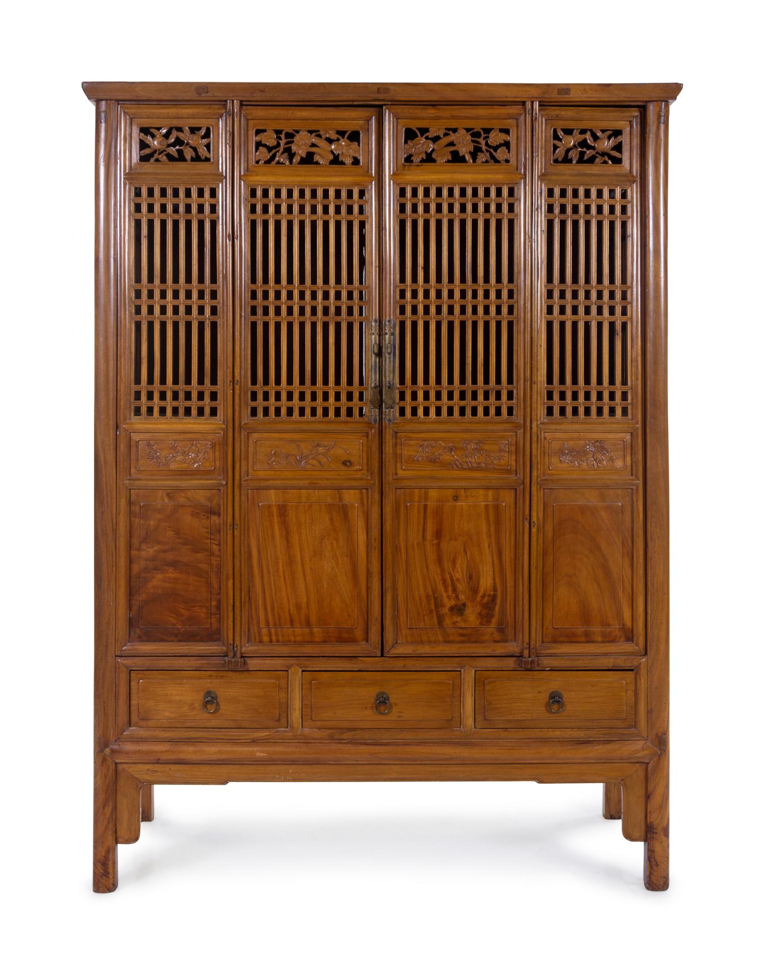 A Chinese Hardwood Cabinet