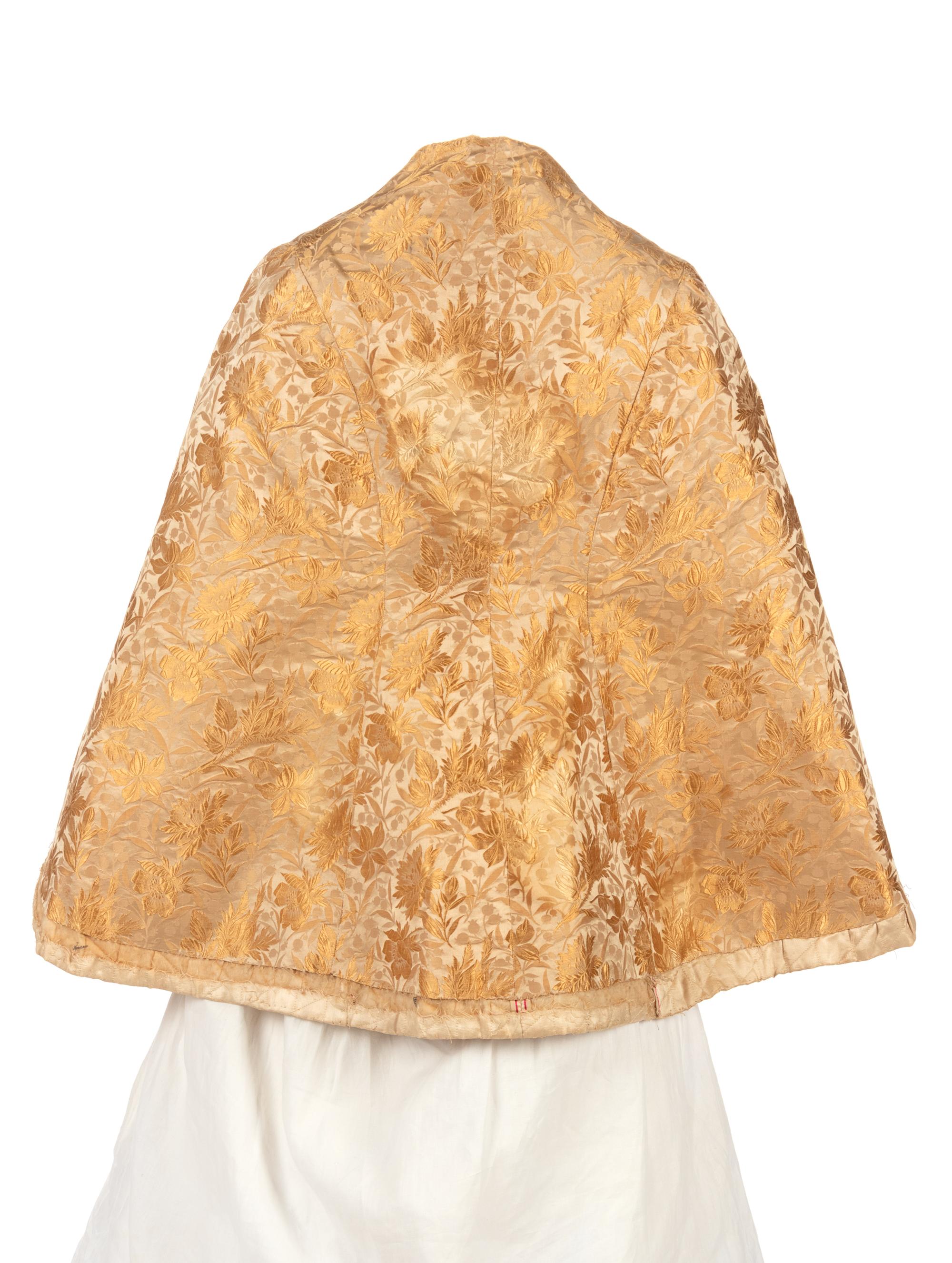 Two Silk Bodices and a Matching Cape, 1870-90s