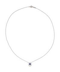 TIFFANY & CO., SAPPHIRE AND DIAMOND PENDANT/NECKLACE