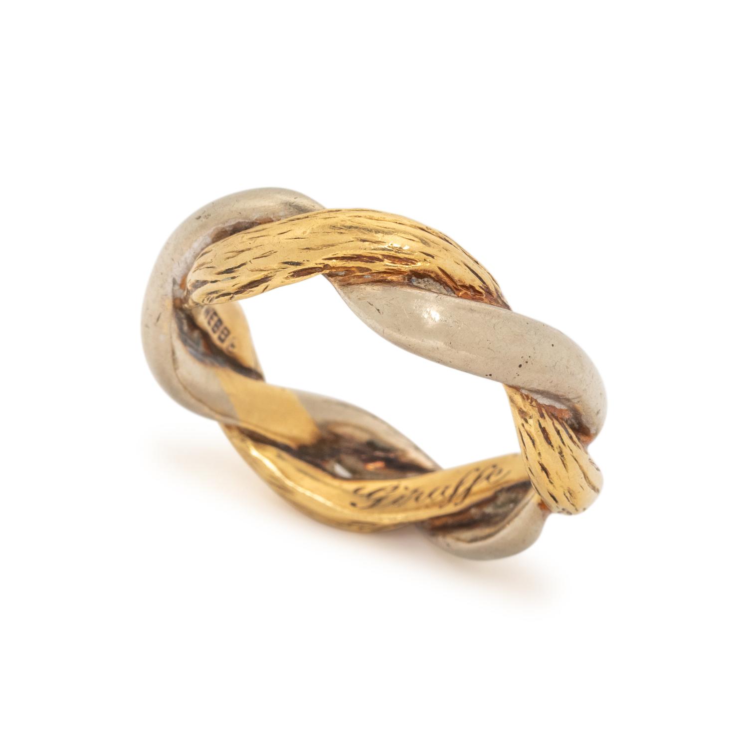 DAVID WEBB, BICOLOR GOLD BAND