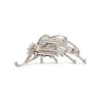 WHITE GOLD AND DIAMOND SPRAY BROOCH