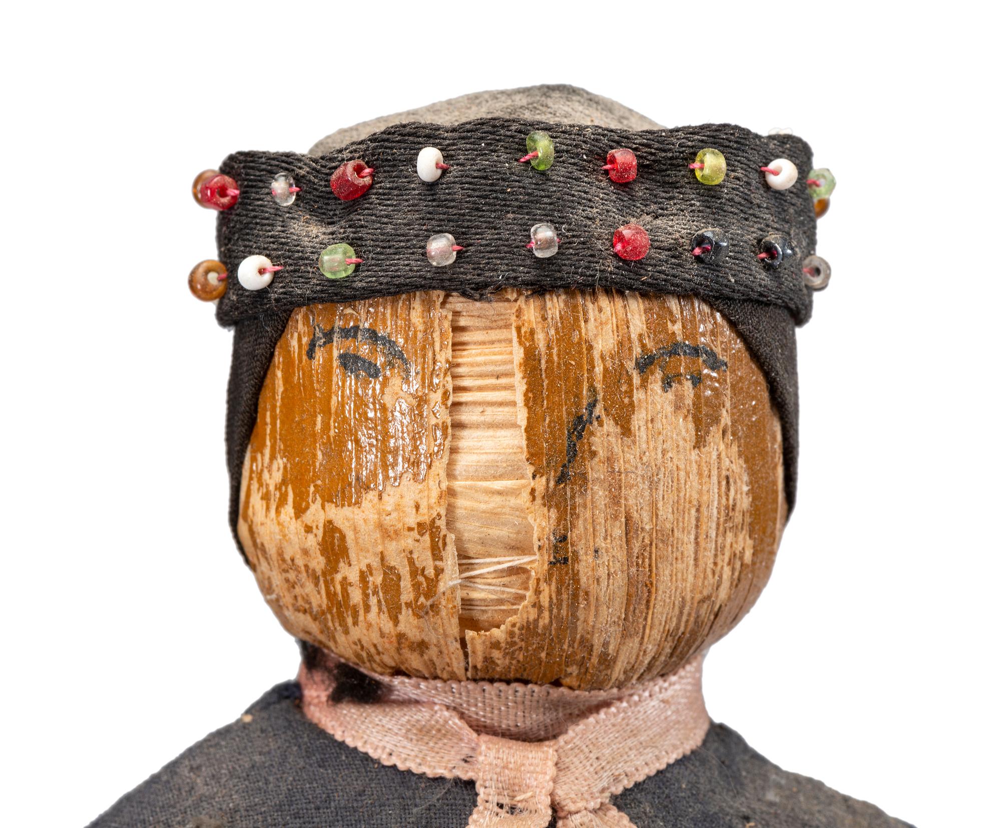 Northeastern Split Ash Cradle AND Corn Husk Doll