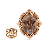 COLLECTION OF ANTIQUE BROOCHES