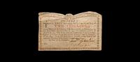 [NEW YORK COLONY] 1/6/1776 2s Note